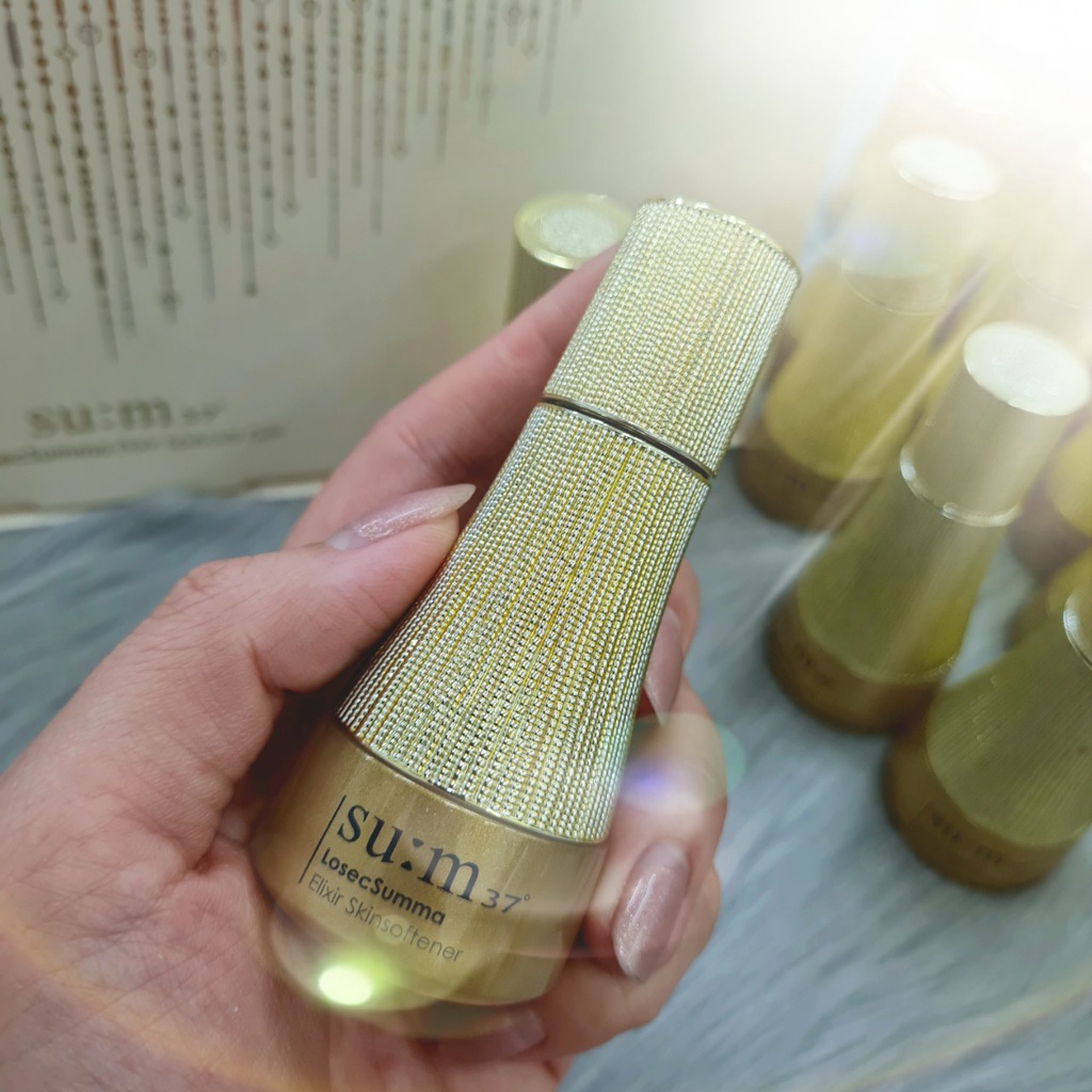 (Auth, date 2023) Nước hoa hồng, sữa dưỡng tái sinh Sum37 Losec summa Elixir 25ml tách set không hộp