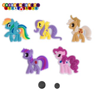 KHO-HN * Charm kỳ lân Pony bản cổ điển có thể trang trí Jibbitz, móc khóa, dán tủ lạnh, DIY
