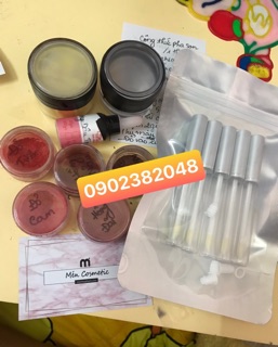 Bộ kit làm son kem kháng nước 5 thỏi