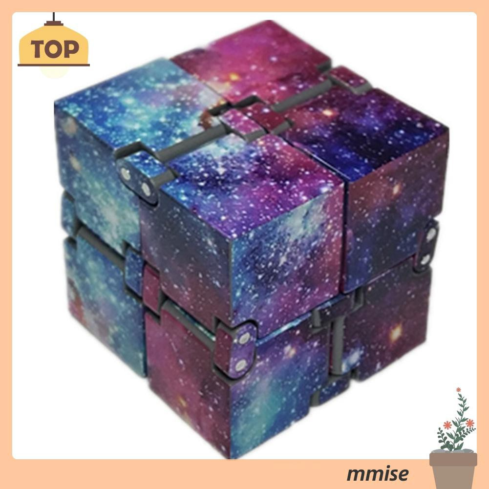 Mmise Infinity Cube Fidget Đồ chơi, Finger Sensory for Stress Anxiety Relief, ADHD