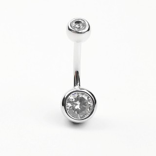 Khuyên rốn bạc Minh Tâm Jewelry nụ đá