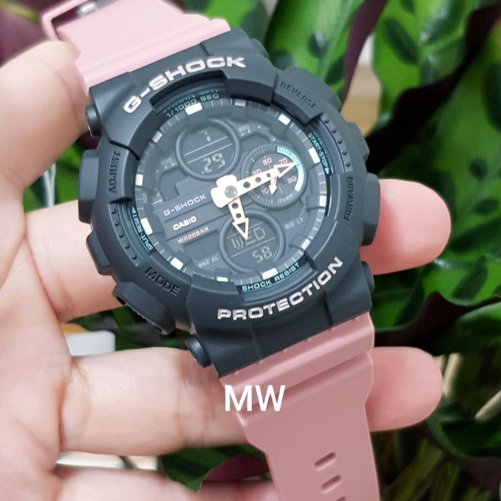 Đồng hồ Casio G-Shock Nữ GMA-S140 Hồng - Thiết kế nhỏ gọn, Chống nước 200M,Tặng kèm pin dự phòng, Bảo hành 12 tháng