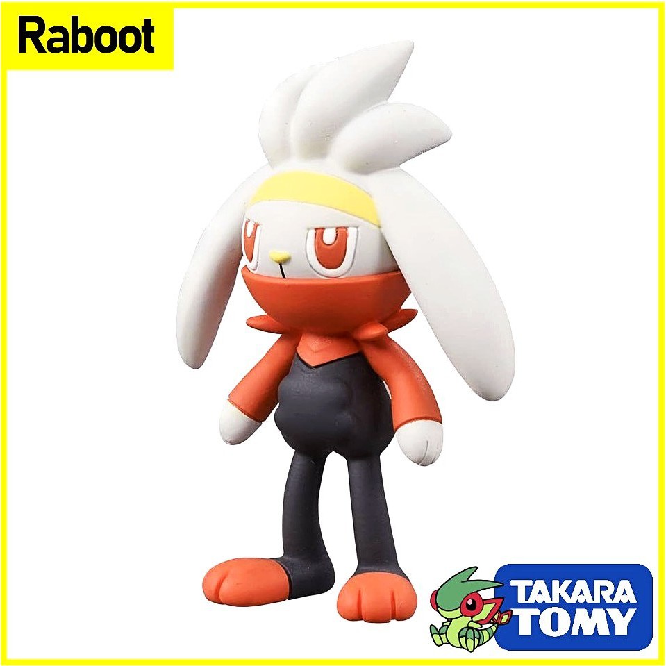 Mô Hình Pokemon Raboot của Takara TOMY Nhật Bản Standard Size - Pokemon Figure Moncolle