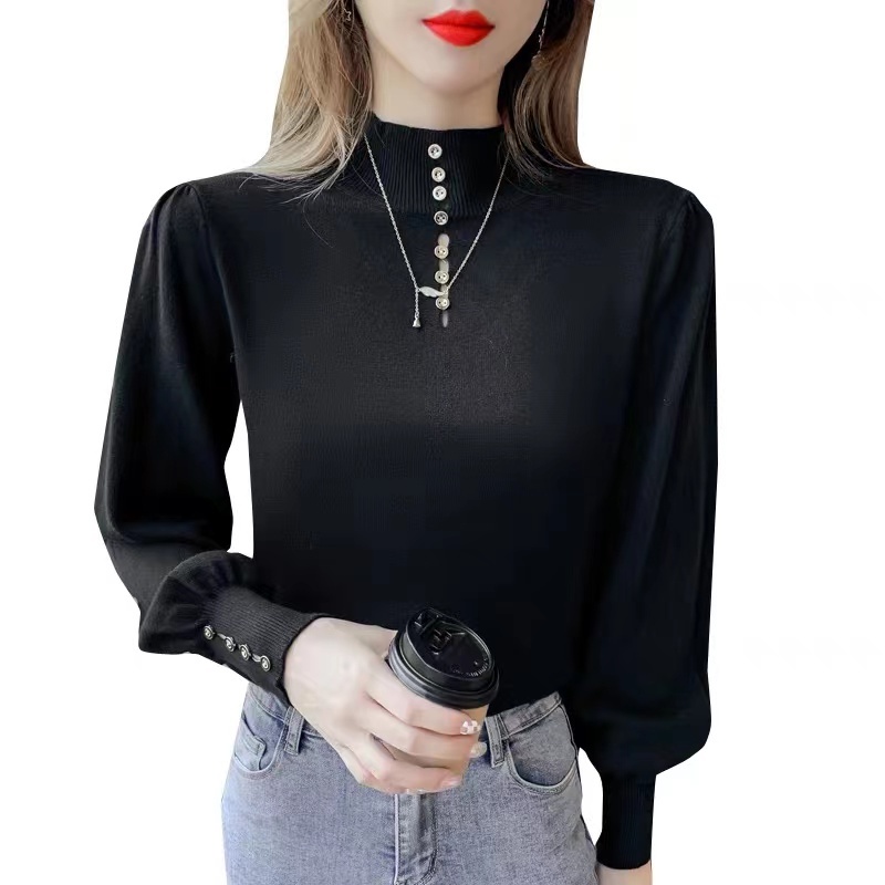 NRVP Áo Sweater Dệt Kim Dài Tay Thời Trang Hàn Quốc Mới Cho Nữ
