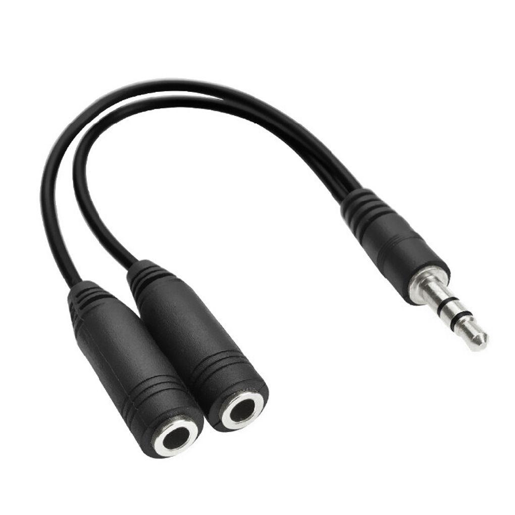 Dây Cáp Âm Thanh Chia 2 Cổng Cắm Tiện Dụng