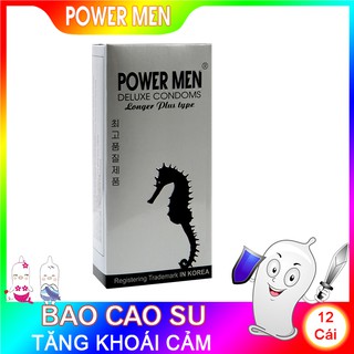 Bao cao su powermen longer plus hộp 12 bcs lo12lo3