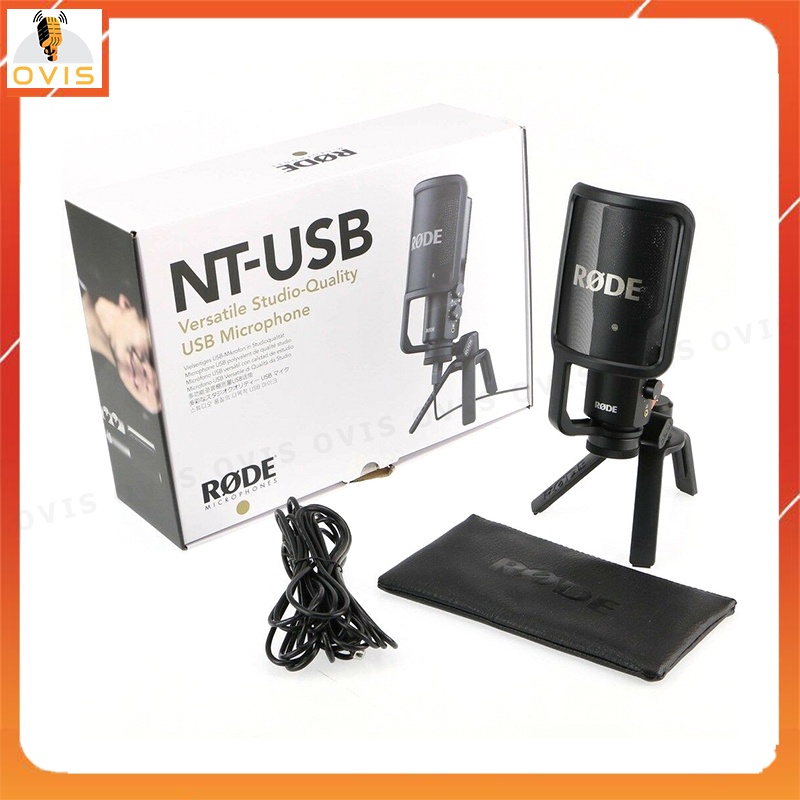 Rode NT-USB / Rode NT-USB+ - Micro USB Thu Âm Cho Máy Tính Dùng Cho Đọc Audio, Live Stream, Podcasting