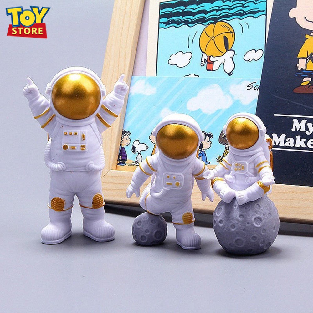 Set 3 Mô Hình Búp Bê Phi Hành Gia Vũ Trụ Galaxy Sáng Tạo