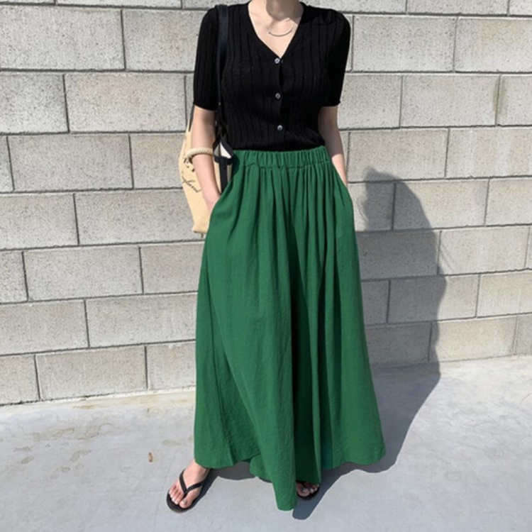 IELGY Quần Dài Dáng Rộng Cỡ Lớn Thời Trang Cho Nữ