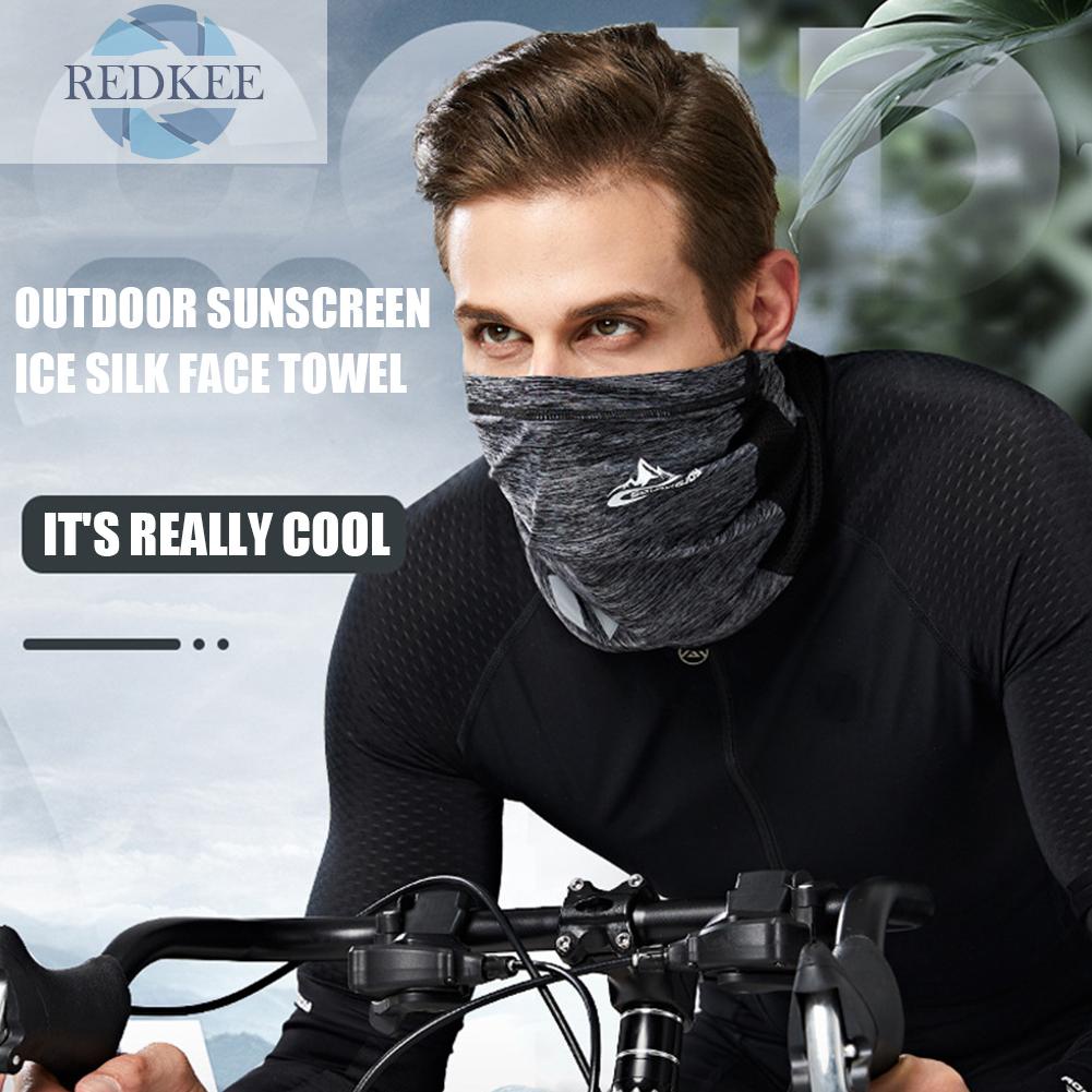 Khăn ống che mặt và cổ chống tia UV chất liệu lụa lạnh