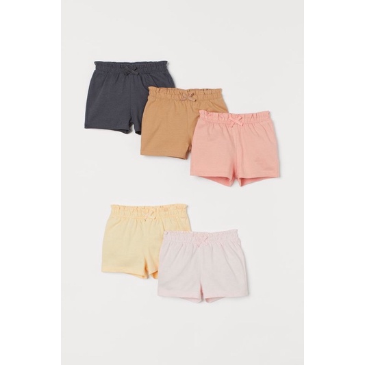 Set 5 quần đùi cotton cho bé hàng vợt sale