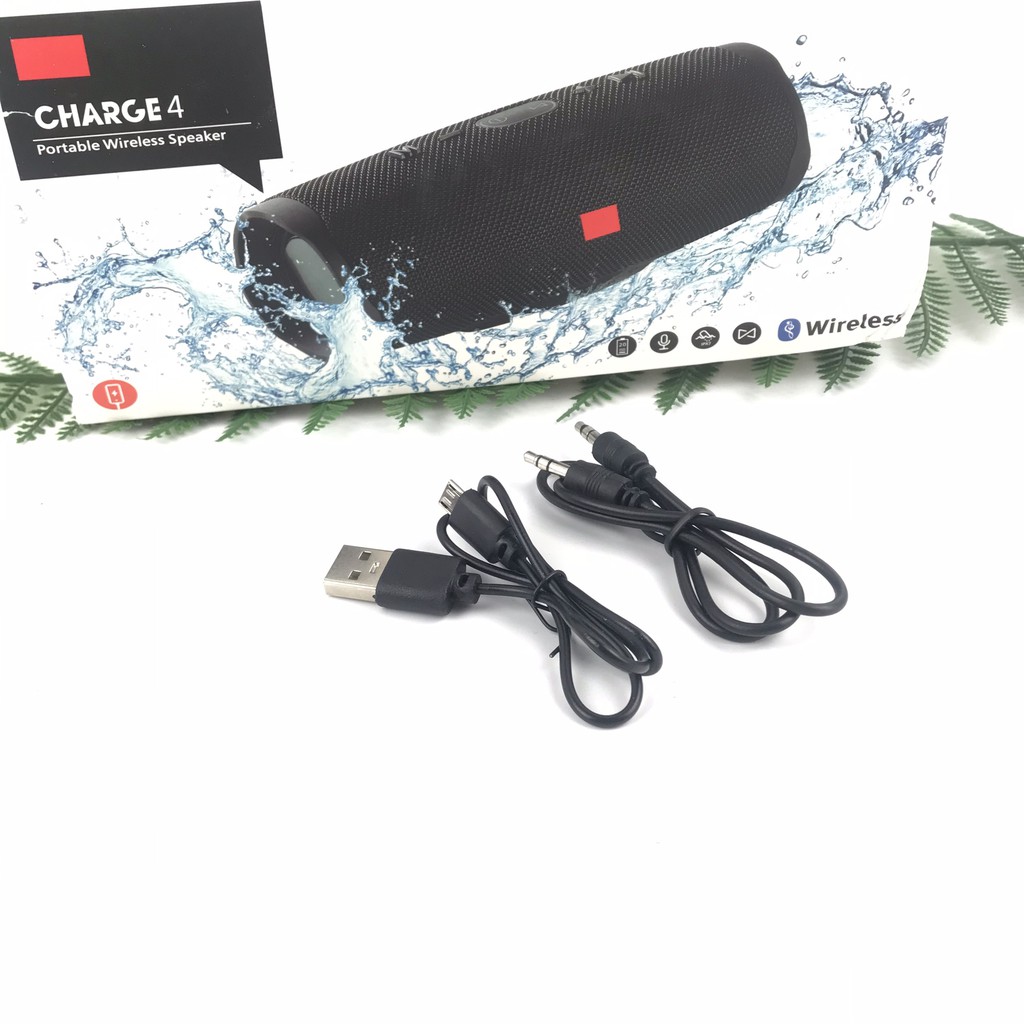 Loa Bluetooth Nghe Nhạc Không Dây Bass Siêu Trầm Ấm Dùng Được Usb Thẻ Nhớ CHARGE 4