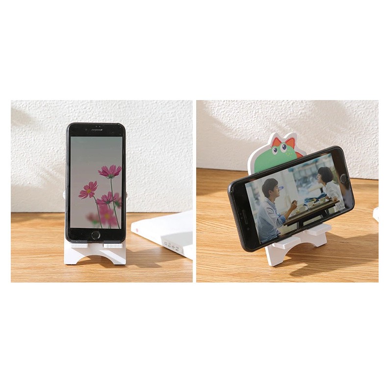 Giá đỡ Điện Thoại bằng gỗ dễ thương thân thiện với môi trường, để xem phim, sạc | BigBuy360 - bigbuy360.vn