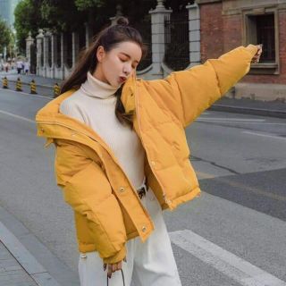 Áo phao béo kiểu Hàn Quốc