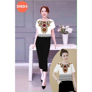 Set bộ đồ lửng nữ mặc nhà cực đep