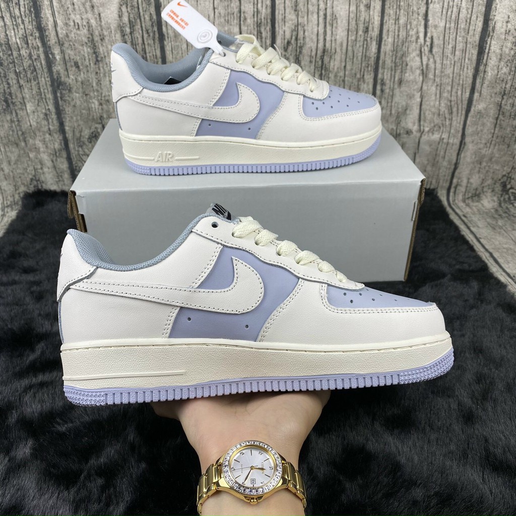 🌸Siêu Hot🌸 Giày Sneaker  AF1 Khoai Môn Trắng Xanh Kem Cream Cao Cấp Nam Nữ Full Size Đầy Đủ Bill + Box