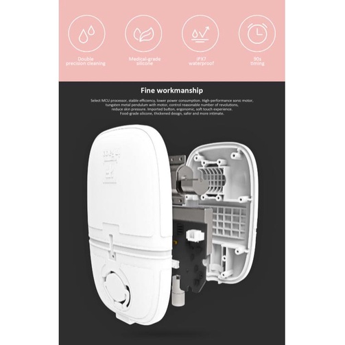 Máy rửa mặt bằng sóng siêu âm inFace MS2000/ 2000 Pro - Jordan Judy VC044