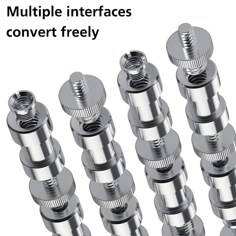 Lammcou Camera Screw Tripod Screw Adapter Converter Screws Kit compatible with Camera Tripod Selfie Vlogging Tripod Accessories