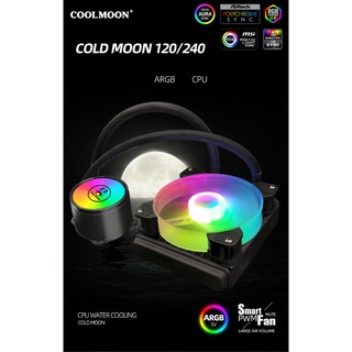 Tản Nhiệt Nước CPU AiO Coolmoon 120mm Hỗ trợ Socket 1700 Led 5v ARGB Đồng