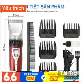 Tông đơ cắt tóc chính hãng Jichen JC-0817 Bảo hành 12 tháng