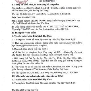[Follow]  MẦM ĐẬU NÀNH HẠT CHIA TANACO - (Date mới)