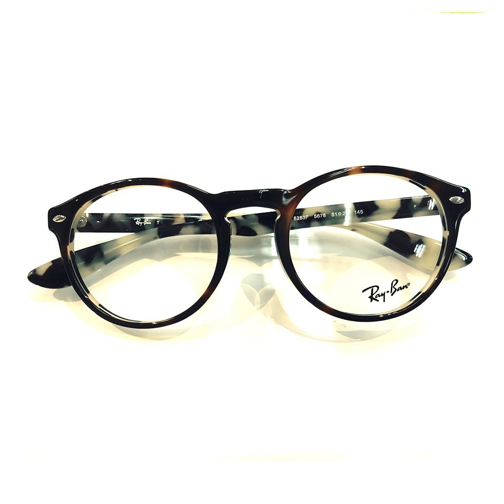 RB5283F 5676-Gọng kính nam nữ thời trang Rayban chính hãng, thiết kế dễ đeo bảo vệ mắt