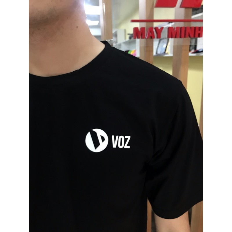Áo VOZ chuẩn logo 2021 bản màu đen tay lỡ dáng oversize | BigBuy360 - bigbuy360.vn