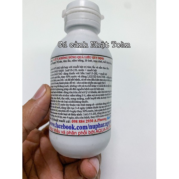 NUPHAR ANTI BIO VẤN ĐỀ NẤM TÚM LẮC MỤC ĐUÔI CHO CÁC LOẠI CÁ CẢNH