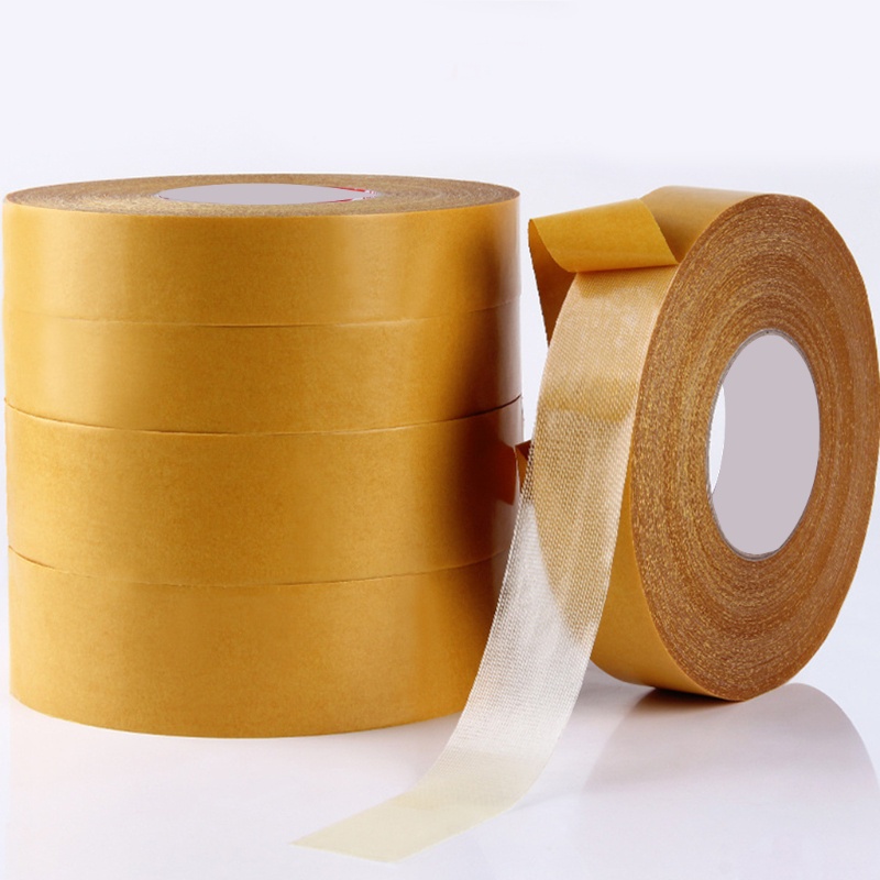 Băng Keo Hai Mặt Bằng Sợi Thủy Tinh Dạng Xé Không Để Lại Dấu Vết