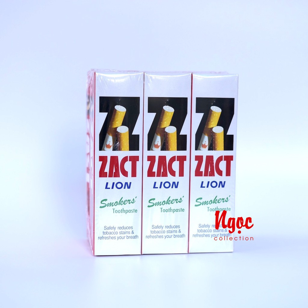 Kem đánh răng cho người hút thuốc lá Zact Lion 160g Thái Lan