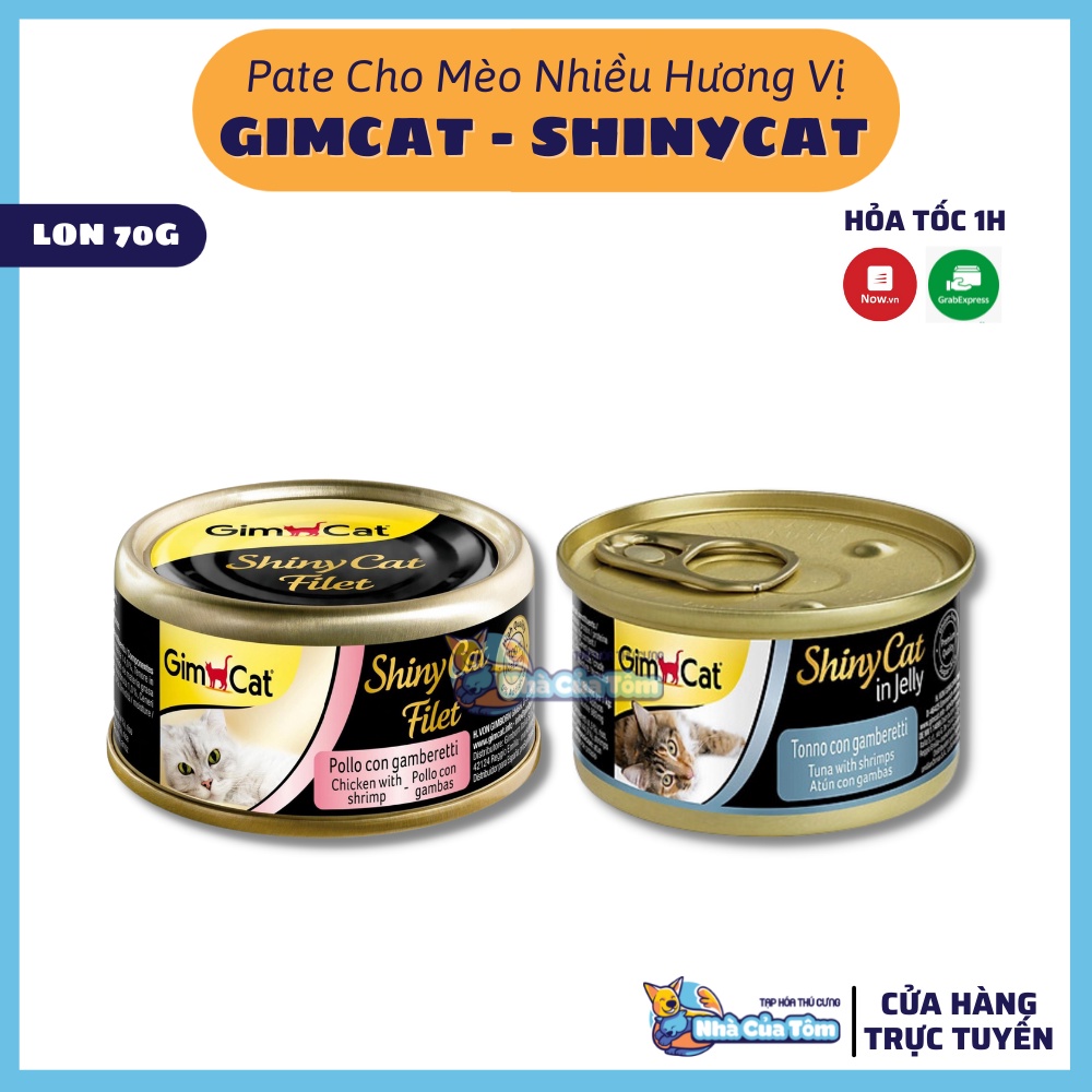 [Lon 70g] Pate Dinh Dưỡng Cho Mèo GimCat Shiny Cat Fillet | Chính hãng Gimcat