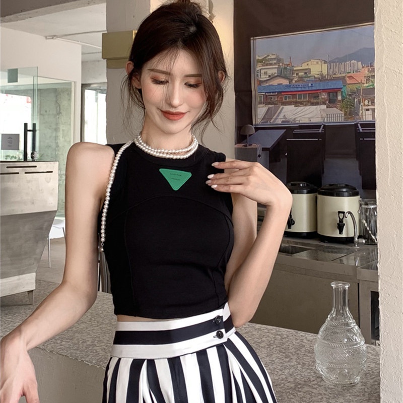 Áo hai dây thể thao SUXI có mút đệm ngực thời trang mùa hè quyến rũ cho nữ