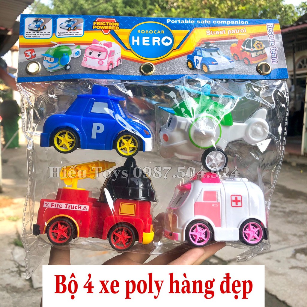 Ô Tô Đồ Chơi Bộ 4 Xe Khủng Long Chất Nhựa Cao Cấp Mô Hình Xe Công Trình Tháo Lắp Kèm Tua Vít Cho Bé Trai Gái