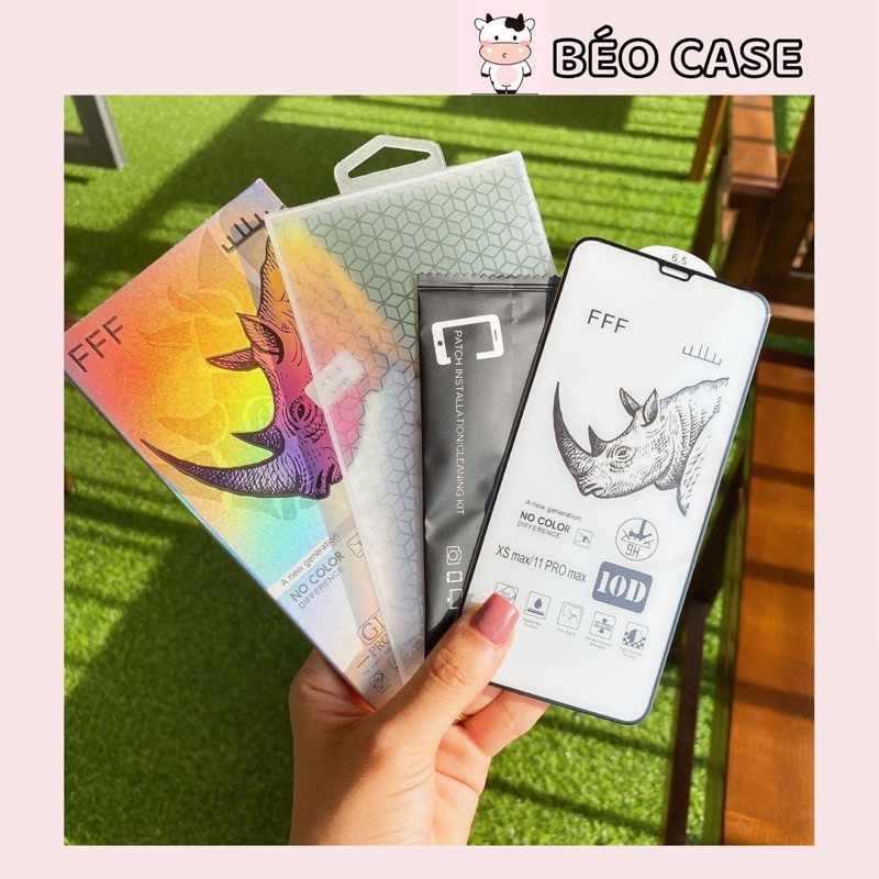 Cường Lực Full Màn 10D T.ê Giác Chống Vân Tay Full Hộp