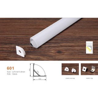 BỘ NHÔM DÙNG CHO ĐÈN LED DÀI 1 MÉT