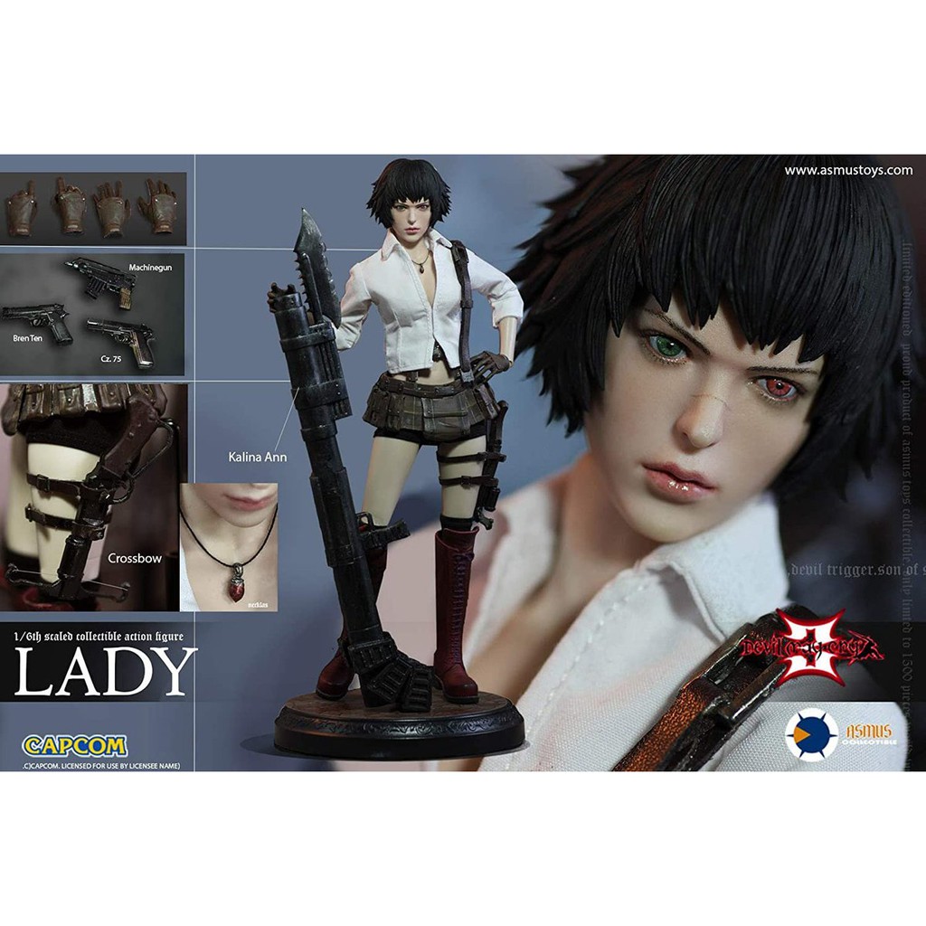 Mô hình 1:6 Asmus Toys DMC302 Lady trong Devil May Cry 3