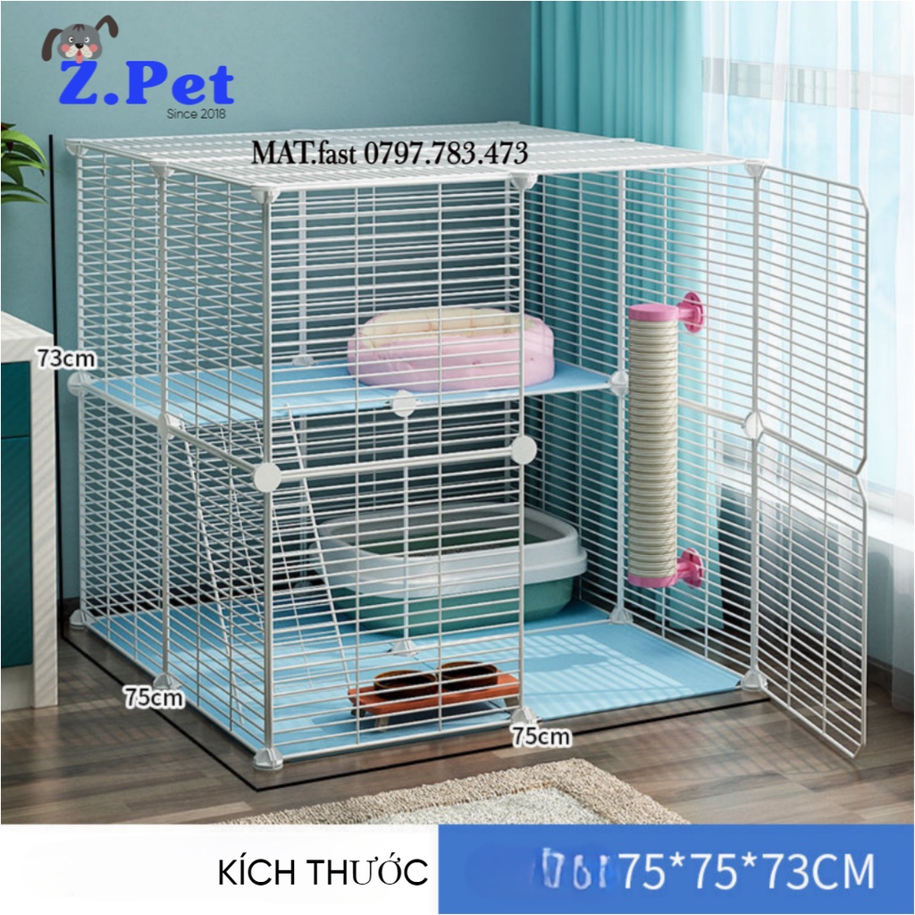 Combo Lưới Ghép Chuồng Quây Thú Cưng Chó Mèo