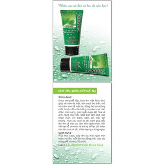 Kem thảo dược đắp mặt nạ Wondera