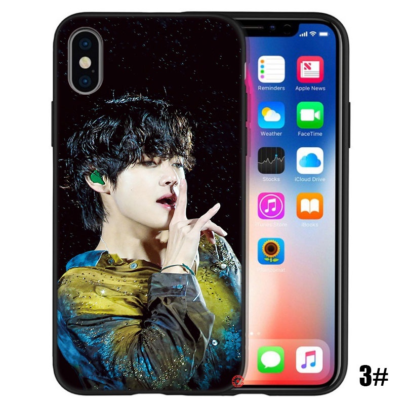 Ốp điện thoại silicon mềm hình Kim Taehyung V SFI53 cho iPhone XS Max XR 10 X 5 5s 6 6s 7 8 Plus
