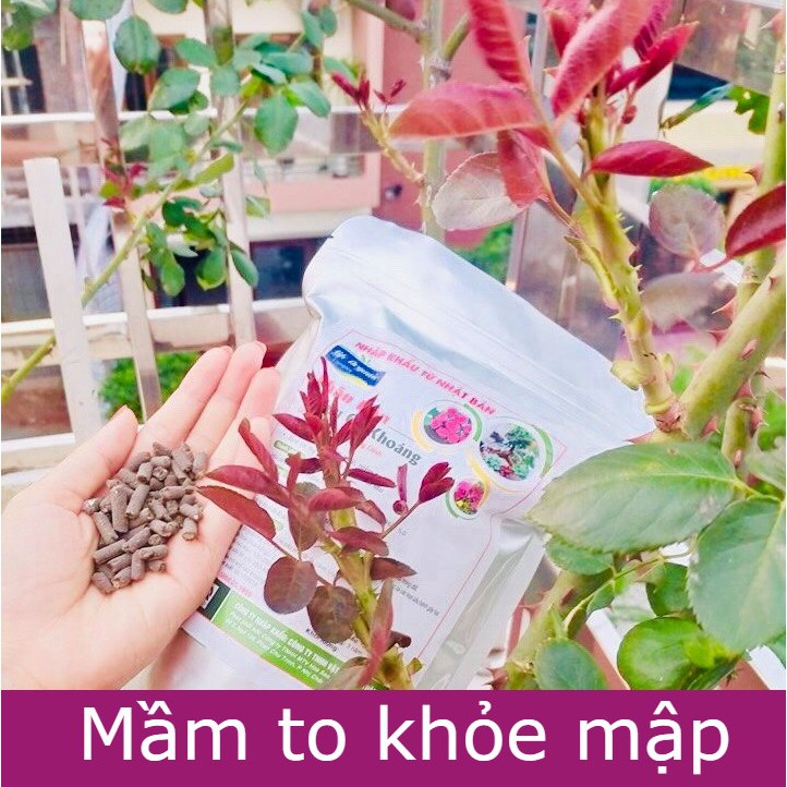 Phân hữu cơ khoáng Nhật nhập khẩu nguyên bao bổ sung Humic (gói 1kg)