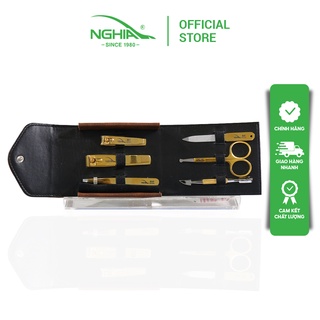 Bộ Quà Tặng Cao Cấp 6 Sản Phẩm Thép Không Gỉ Kềm Nghĩa GS-07 PT