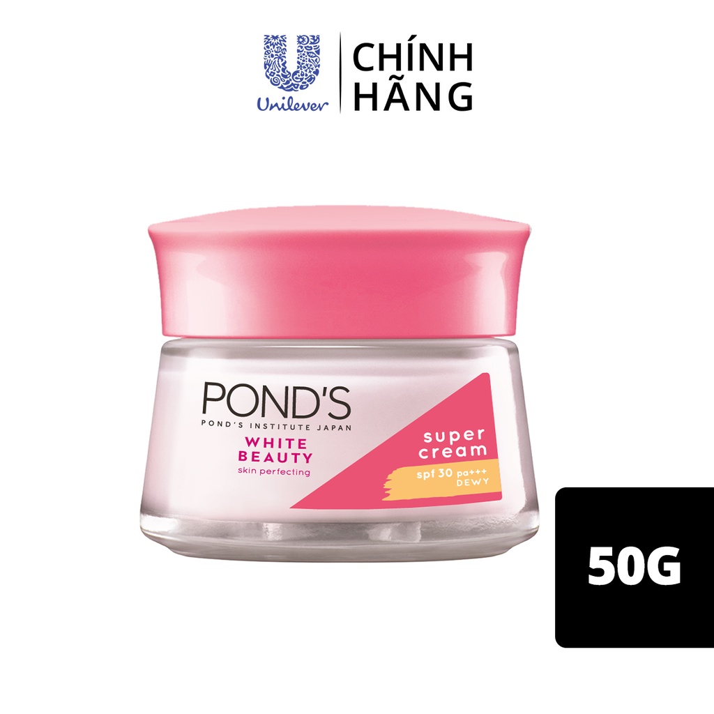 Kem dưỡng da ban ngày Pond's Bright Beauty SPF 30 PA+++ Vitamin Glutapoost chống nắng sáng mịn không tì vết 50g