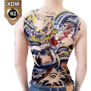 [Loại Ngắn Ngày] Hình Xăm Dán Kín Lưng Rồng (35x48cm)