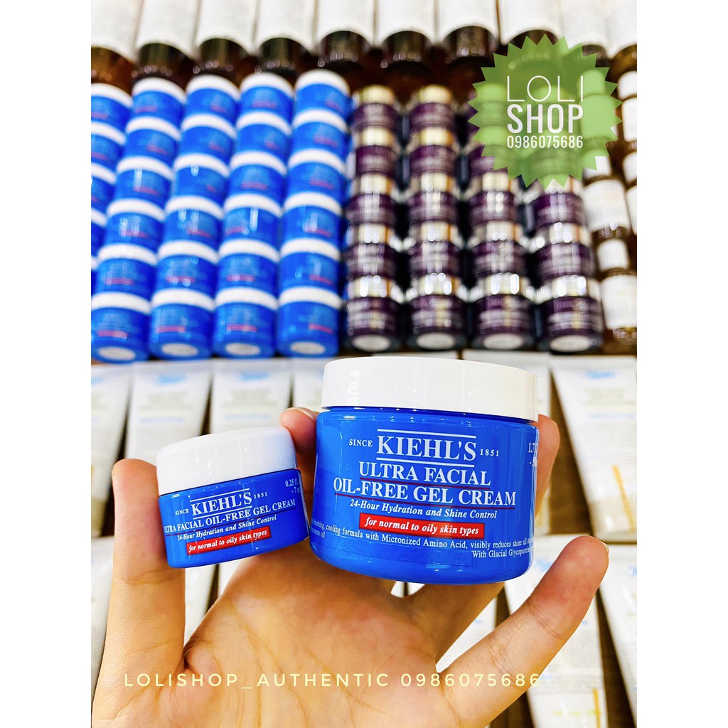 Kiehls Kem Dưỡng Ẩm Cho Da Dầu Kiehls (Kiehl's Ultra Facial Oil-Free Gel Cream) - 7ml 28ml 50ml 125ml