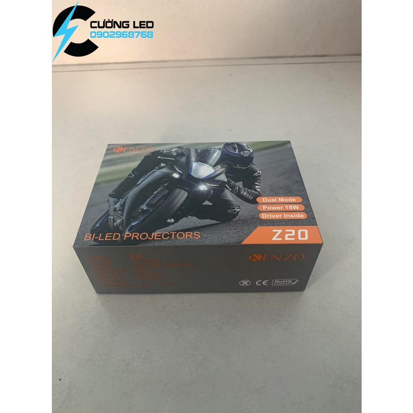 Đèn trợ sáng pha cos mini Kenzo Z20 (1 cặp)