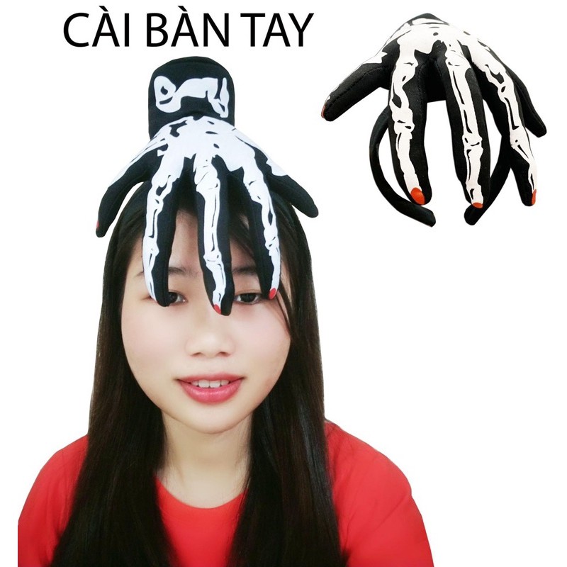 Cài bàn tay hoá trang halloween