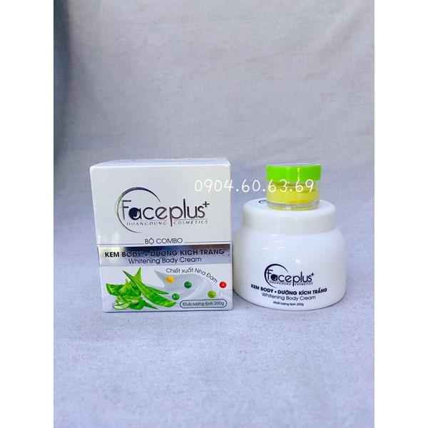 Kem Dưỡng Trắng Da Toàn Thân FacePlus Body Face Plus 200g
