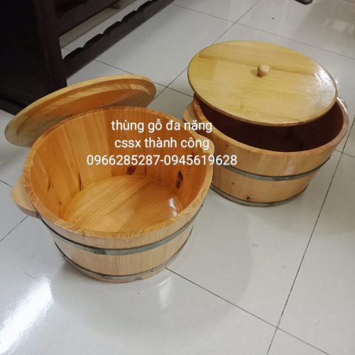 Chậu gỗ ngâm chân, chậu ngâm chân gỗ thông