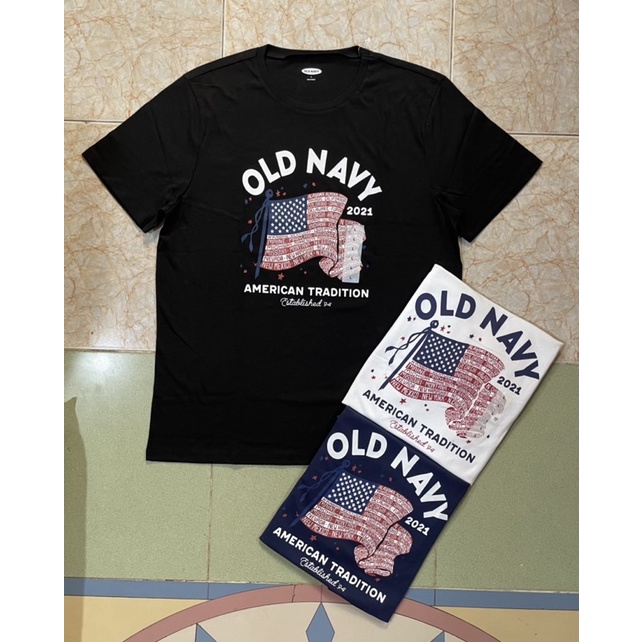 Áo Old Navy Dư Xịn Nam Nữ Unisex 3 Màu Size M L ( Có Sẵn )
