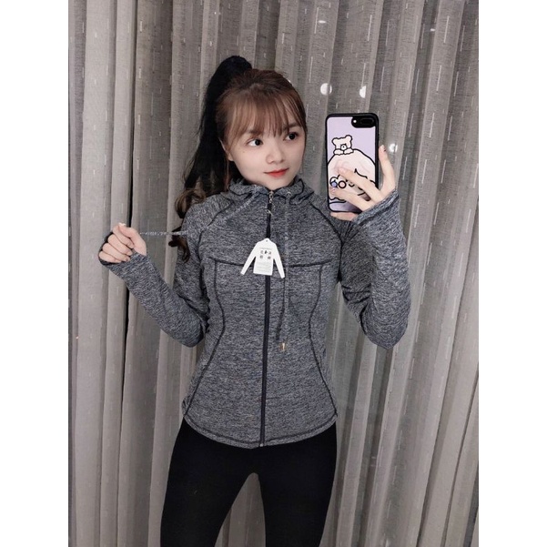 [46-55kg] Áo Khoác Nữ Thun Lạnh. Áo Khoác Đốm Nữ 4 Túi, Vải Mát. Form Ôm Nhẹ [Đốm H145]
